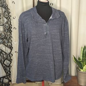 Kavu blue quarter zip sweater Medium